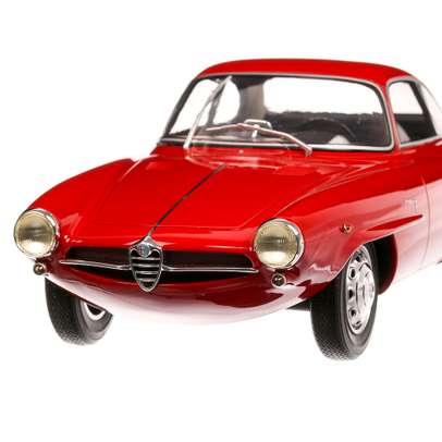 Alfa Romeo Giulietta SS 1961, macheta auto, scara 1:18, rosu, Bos-Models