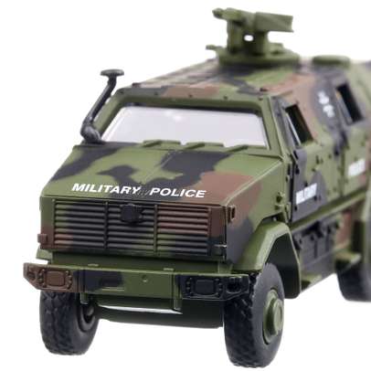ATF Dingo 2 Politia militara, macheta vehicul militar, scara 1:87, camuflaj verde, Herpa