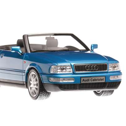 Audi 80 B4 Cabriolet 1996, macheta auto, scara 1:18, albastru metalizat, OttOmobile