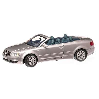 Audi A4 Convertible B6 2004, macheta auto, scara 1:18, gri, Motormax