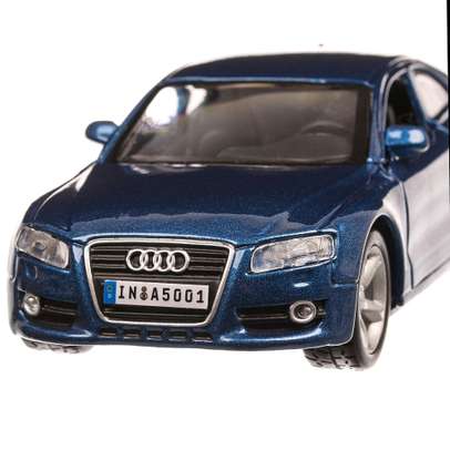 Audi A5 2010, macheta auto scara 1:32, albastru, Bburago