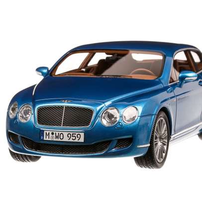 Bentley Continental Flying Star by Touring 2010, macheta auto, scara 1:18, albastru metalizat, Bos-Models