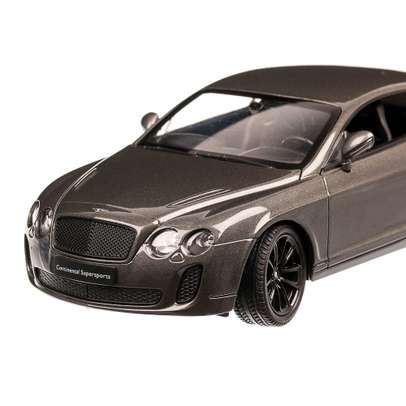 Bentley Continental Supersports 2010 , macheta auto, scara 1:24, gri metalizat, Welly