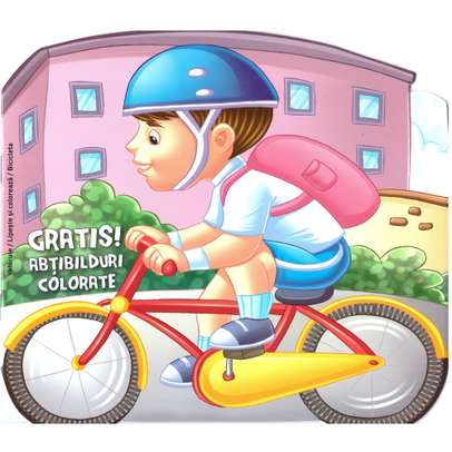 Lipeste si coloreaza - Vehicule - Bicicleta
