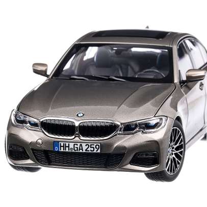 BMW 330i 2019,macheta  auto, scara 1:18, argintiu, Norev