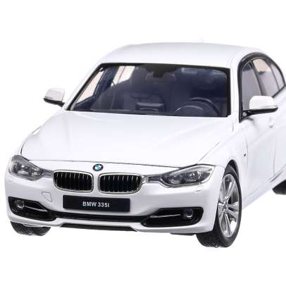 BMW 335i 2010, limited edition, premium collection, macheta auto scara 1:18, alb, Welly