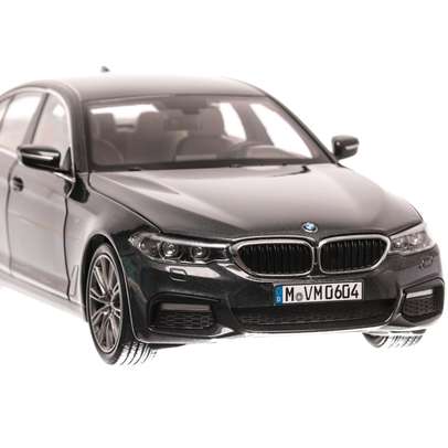 BMW 530i G30 2017, macheta auto, scara 1:18, gri inchis, Dealer BMW-6