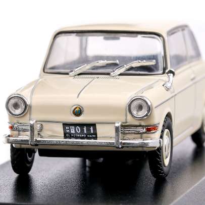 BMW 700 (De Carlo 700) 1960, macheta  auto, scara 1:43, crem, Magazine Models