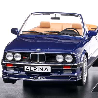 BMW Alpina C2 2.7 Convertible E30 1986, macheta auto, scara 1:18, albastru, MCG