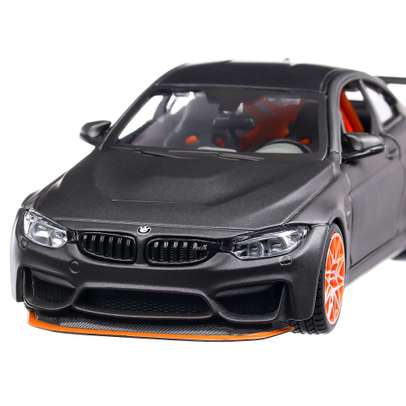 BMW M4 GTS 2016, macheta auto, scara 1:24, gri mat, Maisto