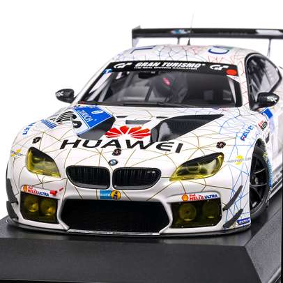BMW M6 GT3 #100 24H Nurburgring 2016, macheta auto, scara 1:18, alb cu albastru, Minichamps