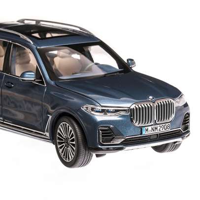 BMW X7 2019, macheta auto scara 1:18, albastru metalizat, Dealer BMW-7