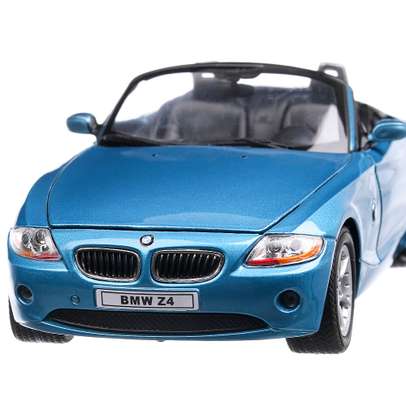 BMW Z4 2003, macheta auto  scara 1:24, albastru metalizat, Welly