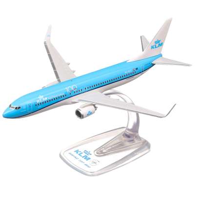 Boeing 737-800  PH BGC KLM  Pijlstaart, macheta avion, scara 1:200, alb cu bleu, Herpa