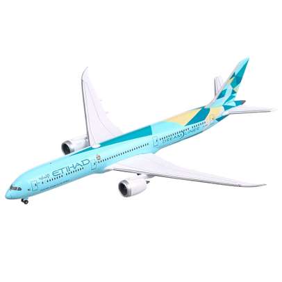 Boeing 787-10 D Etihad Airways Dream Liner 2019, macheta avion scara 1:500, bleu, Herpa