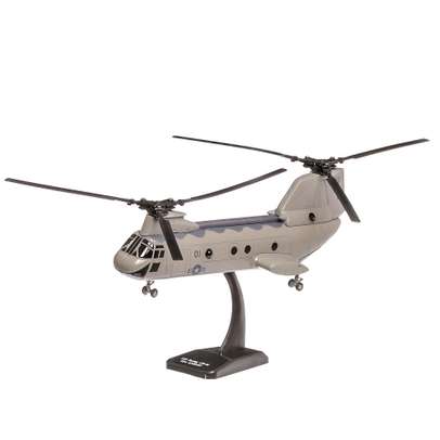 Boeing CH-64 Sea Knight Marines, macheta elicopter, scara 1:55, gri, New Ray