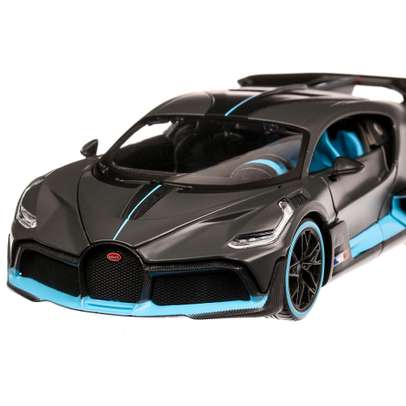 Bugatti Divo Special Edition 2020, macheta auto, scara 1:24, gri cu albastru, Maisto