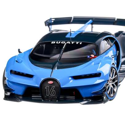 Bugatti Vision GT 2015, macheta auto scara 1:18, albastru cu negru Autoart