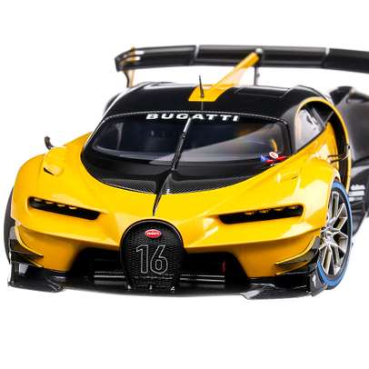 Bugatti Vision GT 2015, macheta auto scara 1:18, galben cu negru Autoart