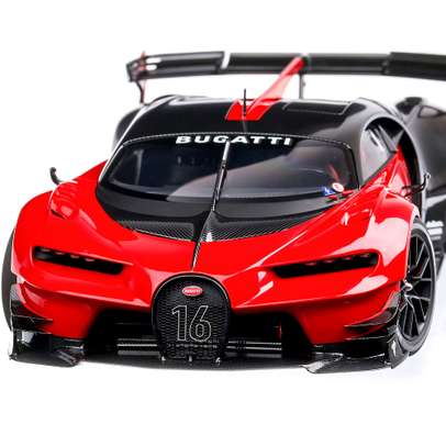 Bugatti Vision GT 2015, macheta auto scara 1:18, visiniu cu negru Autoart