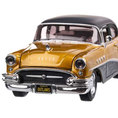Buick Century 1955 Outlaws, macheta auto scara 1:24, auriu, Maisto