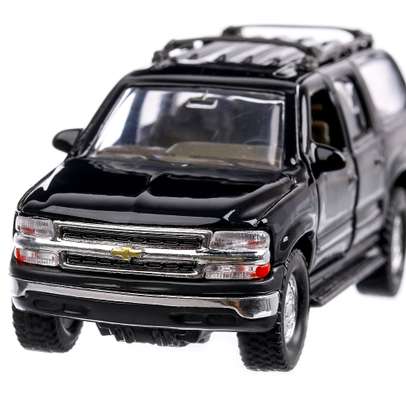 Chevrolet Suburban 2001, macheta suv, negru, scara 1:36, Magazine Models