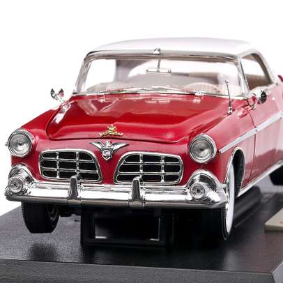 Chrysler Imperial 1955, macheta auto, scara 1:18, rosu, Signature Models