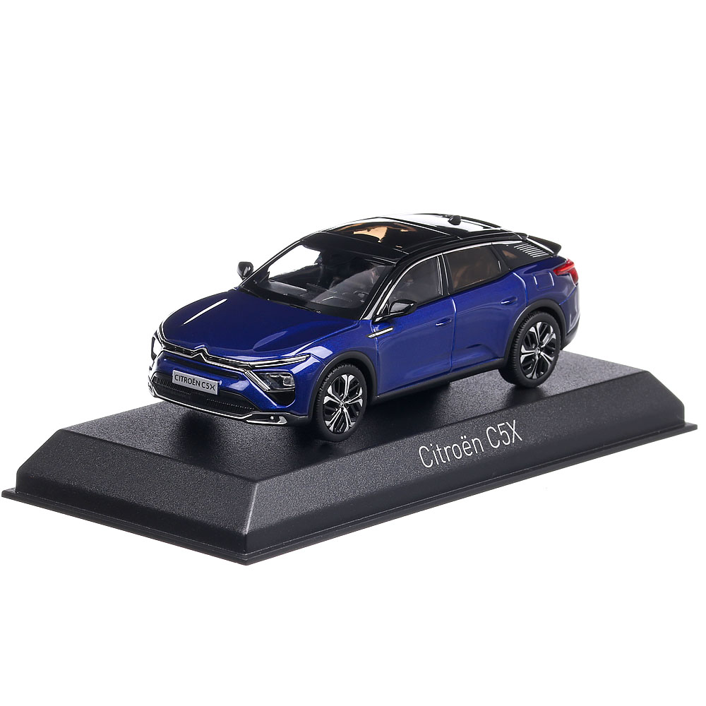 Citroen C5X 2021, macheta auto, scara 1:43, albastru, Norev Citroen C5X 2021, macheta auto, scara 1:43, albastru, Norev