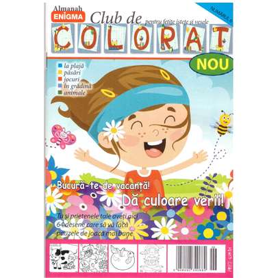 Club de colorat pentru fetite istete si vesele Nr. 6
