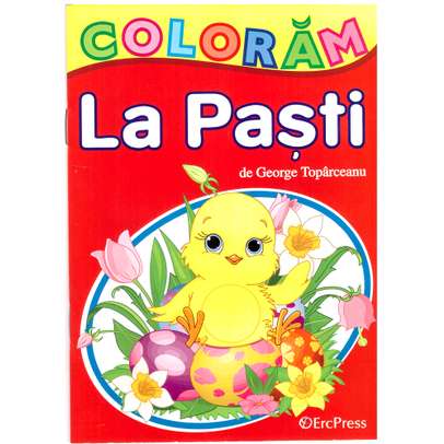 Coloram la Pasti - Carte de colorat