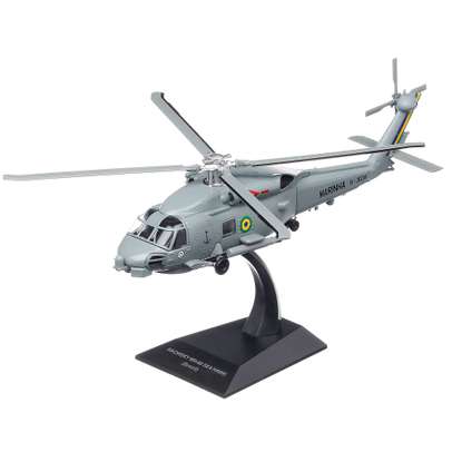 Elicopter Sikorsky MH-60 Sea Hawk Brazilia 1984 , gri, macheta elicopter scara 1:72, Atlas