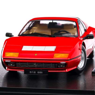 Ferrari 512 BBi 1981, macheta auto scara 1:18, rosu, KK Scale