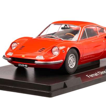 Ferrari Dino 246 GT 1969, macheta auto scara 1:18, portocaliu, MCG