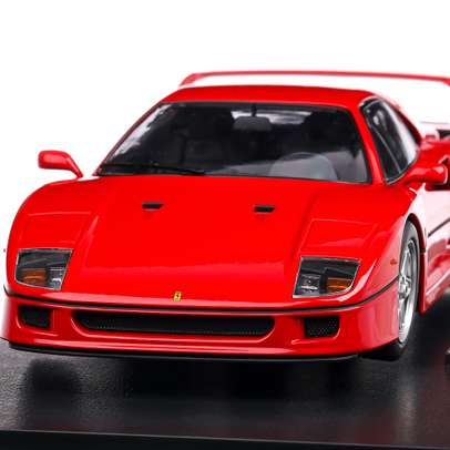 Ferrari F40 1987, macheta auto scara 1:18, rosu, KK Scale
