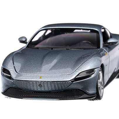 Ferrari Roma 2019, macheta auto, scara 1:24, argintiu, Bburago