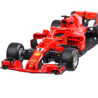 Ferrari SF71-H #5 F1, S.Vettel 2018, macheta  auto, scara 1:43, rosu, Bburago