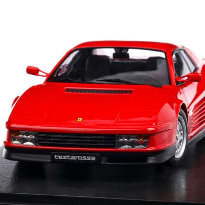 Ferrari Testarossa 1986, macheta auto scara 1:18, rosu, KK Scale