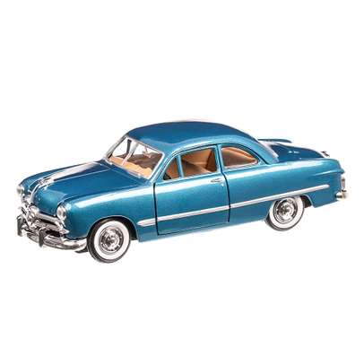 Ford COUPE 1949, macheta auto scara 1:24, albastru metalizat, window box, Motor Max