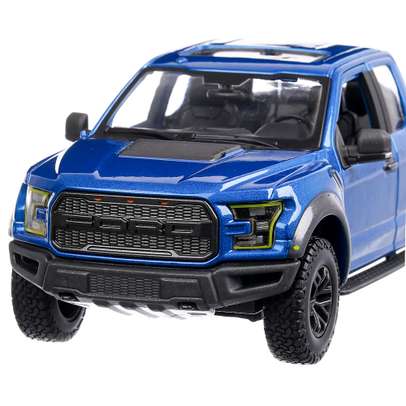 Ford F-150 Raptor SE Trucks 2017 macheta auto, scara 1:24, albastru, Maisto