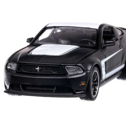 Ford Mustang Boss 302 2012, macheta auto, scara 1:24, negru, Maisto