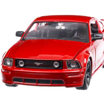 Ford Mustang GT 2006, macheta auto scara 1:24, rosu metalizat, Maisto