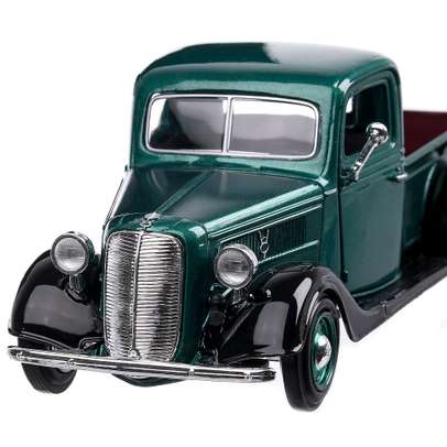 Ford Pick Up 1937, macheta  auto,  scara 1:24, verde metalizat, Motor Max