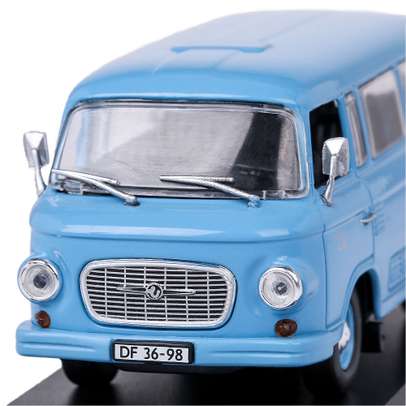 Macheta auto Barkas 1000 Van Scara 1:43 albastru Magazine Models
