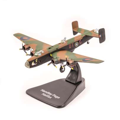 Handley Page Halifax, verde, macheta avion scara 1:144 - Bombers of WWII