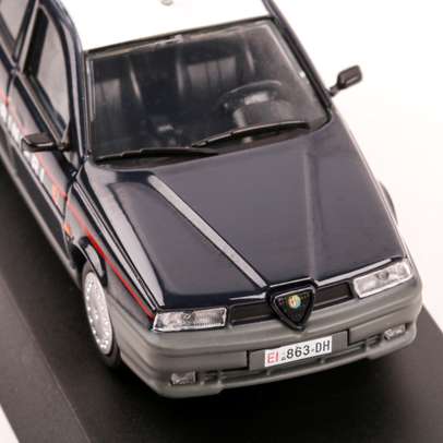 Alfa Romeo 155 1.8 Twin Spark Carabinieri 1992, macheta auto, scara 1:43, albastru inchis, Magazine models
