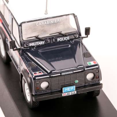 Land Rover Defender 90 Carabinieri 1995, macheta auto scara 1:43, albastru inchis, Magazine models