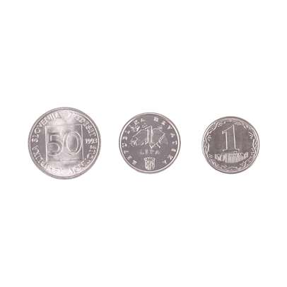 Monede si Bancnote de pe Glob Nr.175 - 50 de stotinov, 1 copeica, 1 lipa 