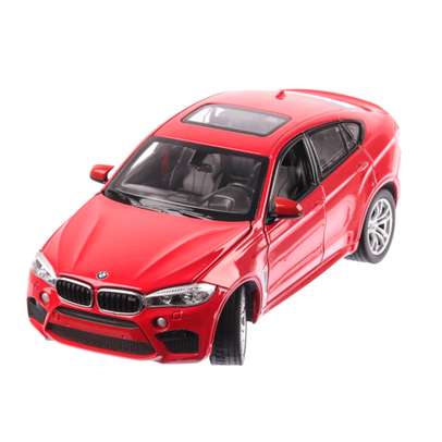 BMW X6 M 2018, macheta auto scara 1:24, rosu, window box, Rastar