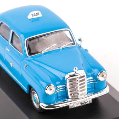 Mercedes-Benz W180 Ponton - Taxi, macheta auto scara 1:43, albastru deschis