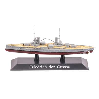 Nava de lupta FRIEDERICH DER GROSSE 1912, Marina Germana, gri, macheta nava de lupta din clasa Kaiser, la scara 1:1250